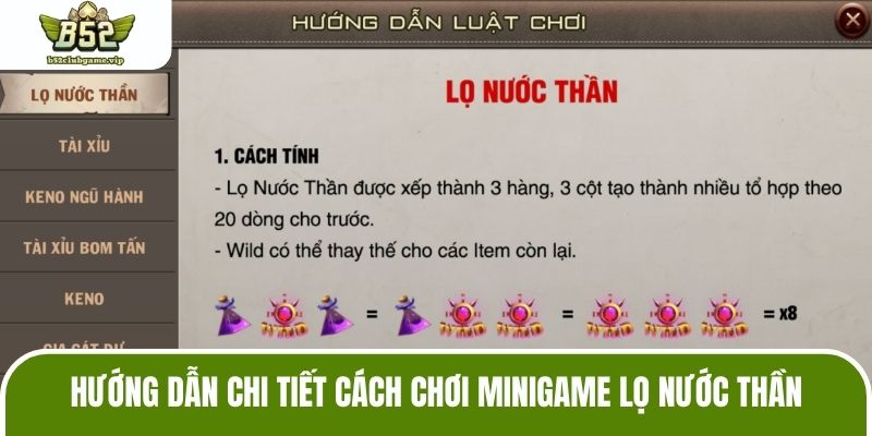 Hướng dẫn chi tiết cách chơi minigame lọ nước thần