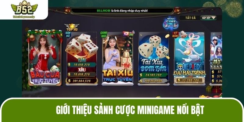 Giới thiệu sảnh cược minigame nổi bật